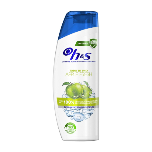 H&S - Shampoing et revitalisant antipelliculaire Todo en Uno 540ml - Apple Fresh