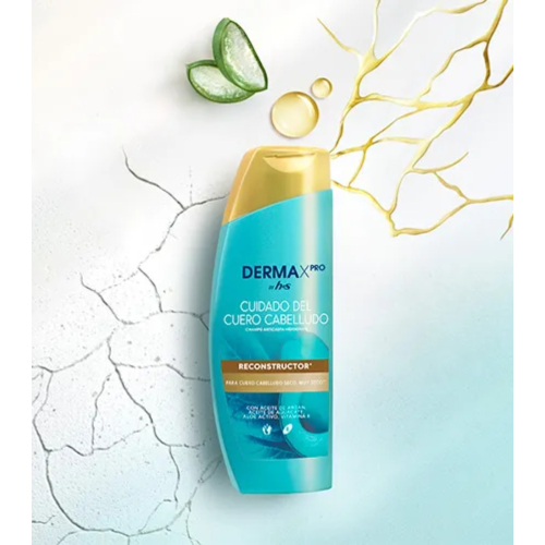 H&S - *Derma x Pro* - Shampooing antipelliculaire reconstructeur - Cuir chevelu très sec