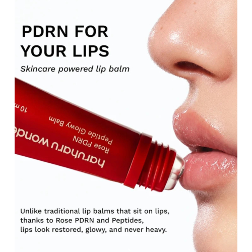Haruharu Wonder - Baume à lèvres Rose PDRN Peptide Glowy - Clear Glossy
