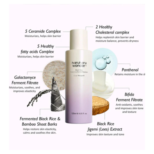 Haruharu Wonder - Essence raffermissante pour le visage Black Rice Probiotics Barrier