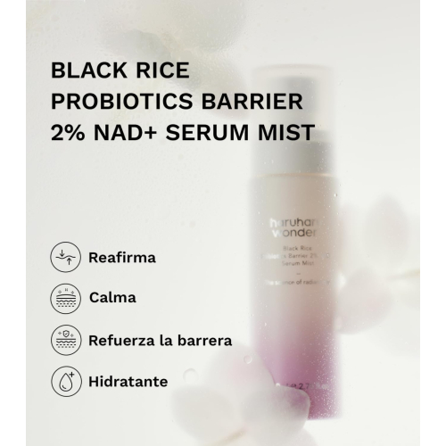 Haruharu Wonder - Brume sérum Black Rice Probiotics Barrier 2% NAD+