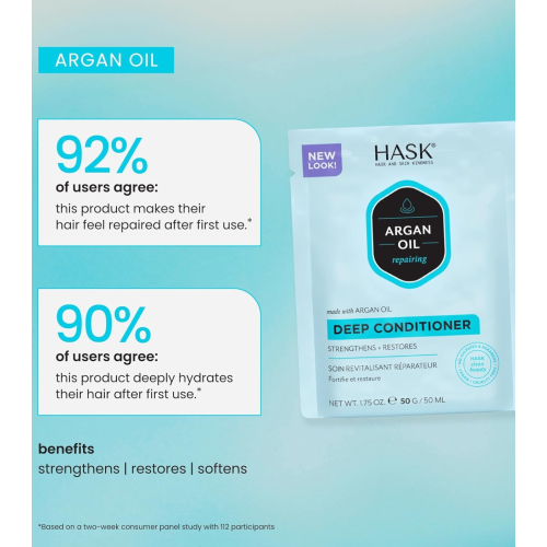 Hask - Soin revitalisant réparateur - Argan Oil 50g