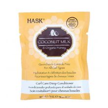 Hask - Soin revitalisant réparateur pour cheveux bouclés - Coconut Milk & Organic Honey