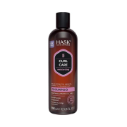 Hask - Shampooing hydratant Curl Care - Huile de coco, huile d'argan et vitamine E