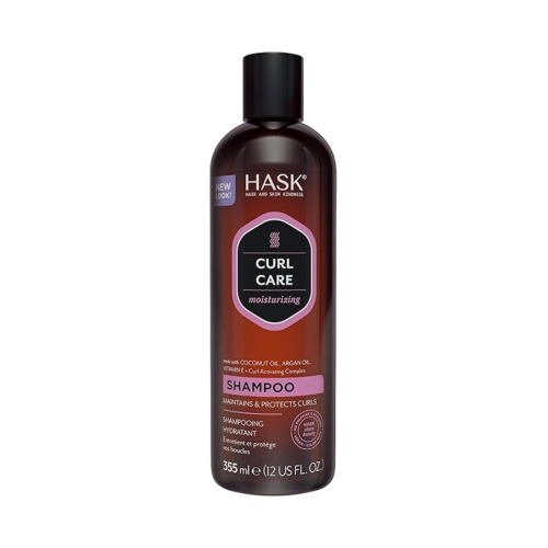 Hask - Shampooing hydratant Curl Care - Huile de coco, huile d'argan et vitamine E