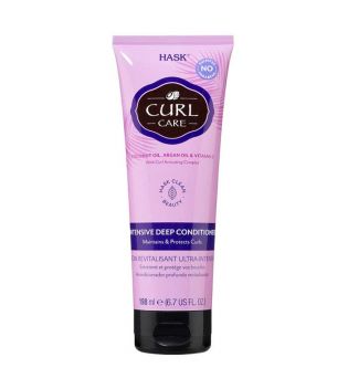 Hask - Masque revitalisant intensif Curl Care - Huile de coco, huile d'argan et vitamine E
