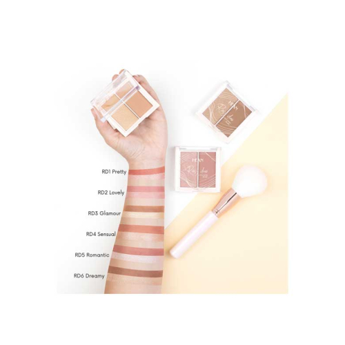 Hean - Poudre Blush Duo Rosy - Glamour