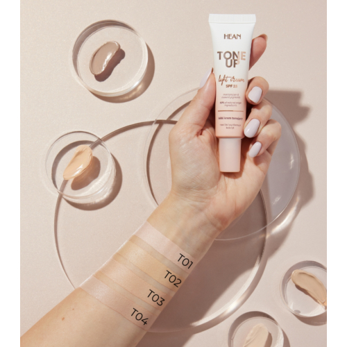 Hean - Crème Visage Tonifiante Teintée Tone Up SPF15 - T03: Medium