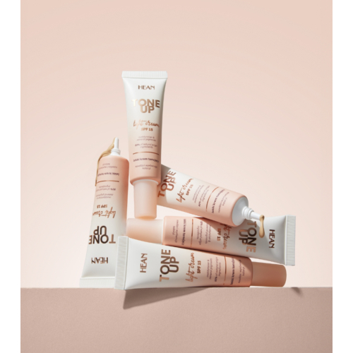 Hean - Crème Visage Tonifiante Teintée Tone Up SPF15 - T04: Warm