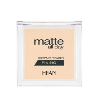 Hean - Fixateur en poudre Matte all Day Compact Powder - 500: Soft Beige