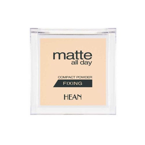 Hean - Fixateur en poudre Matte all Day Compact Powder - 500: Soft Beige