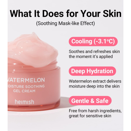 Heimish - Gel-crème hydratant Watermelon Moisture Soothing
