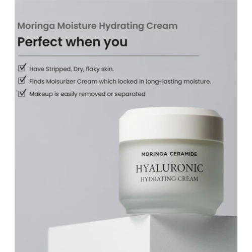 Heimish - *Moringa Ceramide* - Crème hydratante pour le visage Hyaluronic Hydrating Cream
