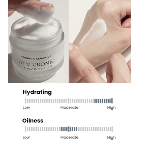 Heimish - *Moringa Ceramide* - Crème hydratante pour le visage Hyaluronic Hydrating Cream