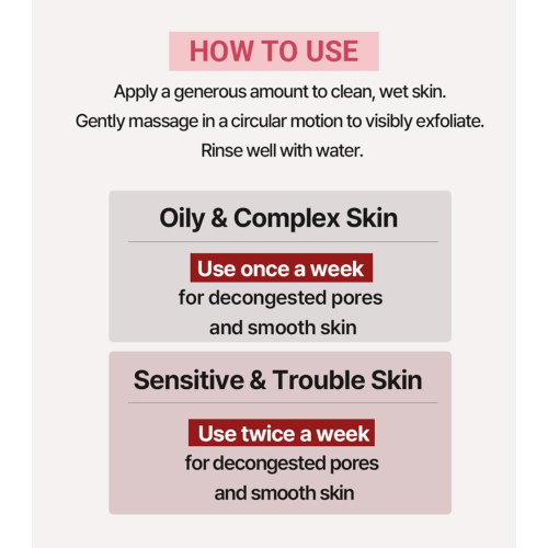 Heimish - *Heimish RX* - Gommage visage AHA BHA - Peau acnéique