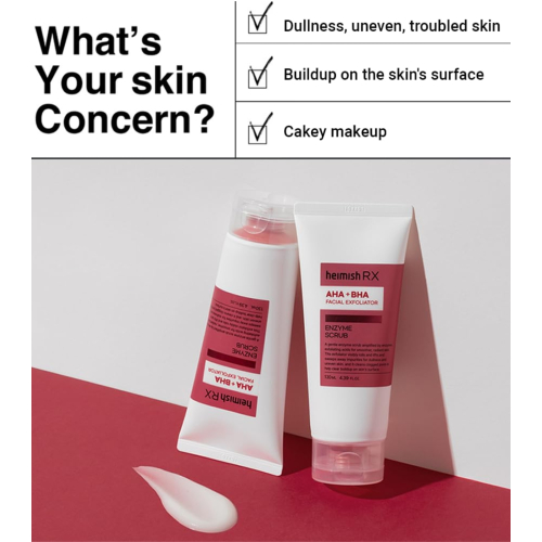 Heimish - *Heimish RX* - Gommage visage AHA BHA - Peau acnéique