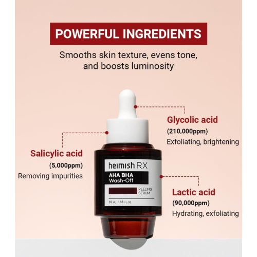 Heimish - *Heimish RX* - Sérum exfoliant pour le visage AHA BHA - Peau acnéique