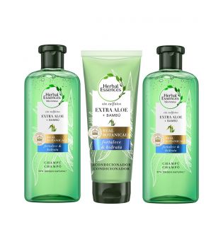 Herbal Essences - *Bio Renew* - Pack renforce et hydrate - 2 shampooings + revitalisant