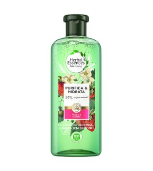 Herbal Essences - *Bio Renew* - Shampooing purifiant à la fraise blanche et à la menthe douce 400ml