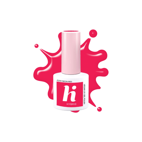 Hi Hybrid - Vernis à ongles semi-permanent - 233: Neon Red
