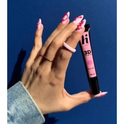 Hi Hybrid - Gel pour nail art 3D Nail Art Gel - Pinkcredible