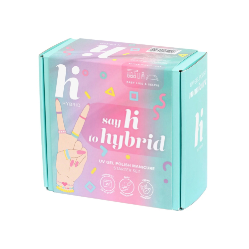 Hi Hybrid - Kit manucure avec lampe UV LED 15W/24 Say hi to Hybrid