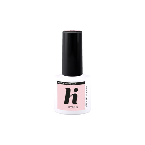 Hi Hybrid - Top coat mat pour vernis à ongles semi-permanent Top No Wipe Mat