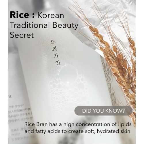 House of Dohwa - Tonique hydratant au riz pour le visage Rice Bran