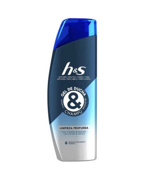 H&S - Gel douche et shampooing antipelliculaire Nettoyage en profondeur 300 ml
