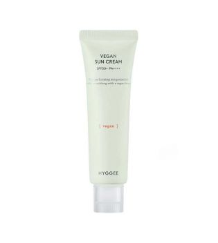 Hyggee - Crème solaire nourrissante pour le visage SPF50+ Vegan Sun Cream