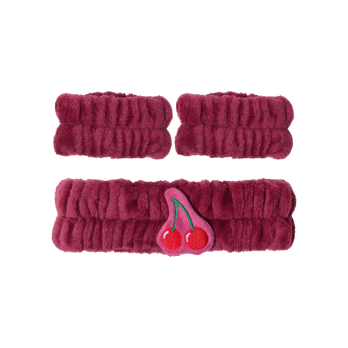 I Heart Revolution - *Midnight Cherry* - Ensemble bandeau + bracelet Very Cherry