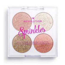 I Heart Revolution - Blush and Highlighter Palette Sprinkles - Confetti Cookie