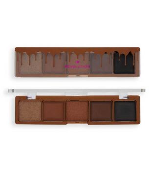 I Heart Revolution - Palettes de fards à paupières Mini Chocolate - Dark Chocolate Brownie
