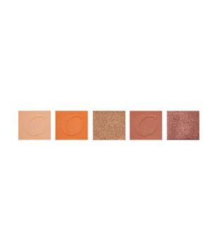 I Heart Revolution - Palettes de fards à paupières Mini Match - Peach Please