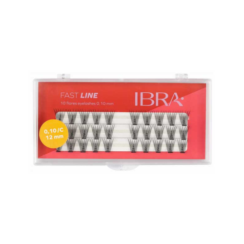 Ibra - Faux Cils Individuels Fast Line 0.10 C - 12mm