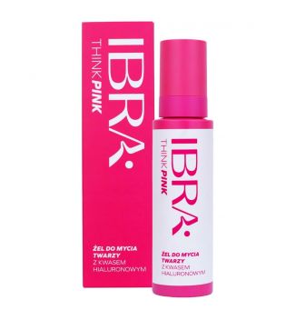 Ibra - *Think Pink* - Gel nettoyant visage à l'acide hyaluronique