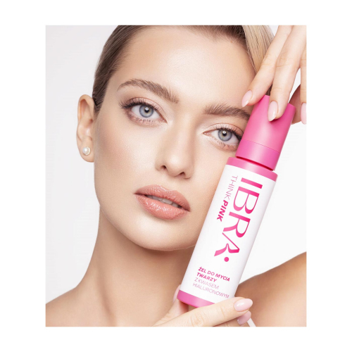 Ibra - *Think Pink* - Gel nettoyant visage à l'acide hyaluronique