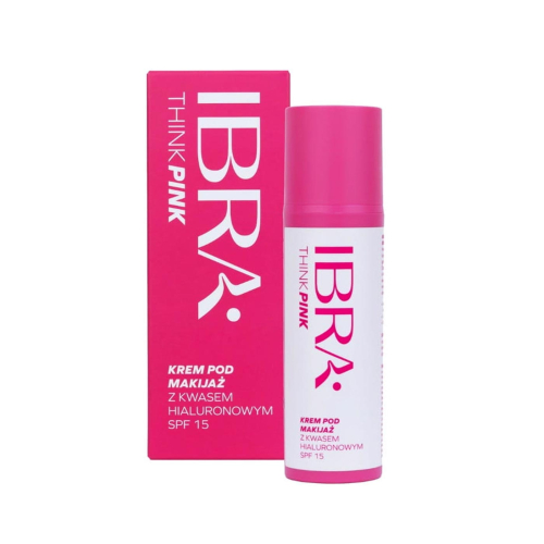 Ibra - *Think Pink* - Base hydratante à l'acide hyaluronique SPF15