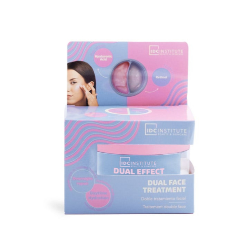 IDC Institute - Crème visage à l'acide hyaluronique et au rétinol Dual Effect Day & Night