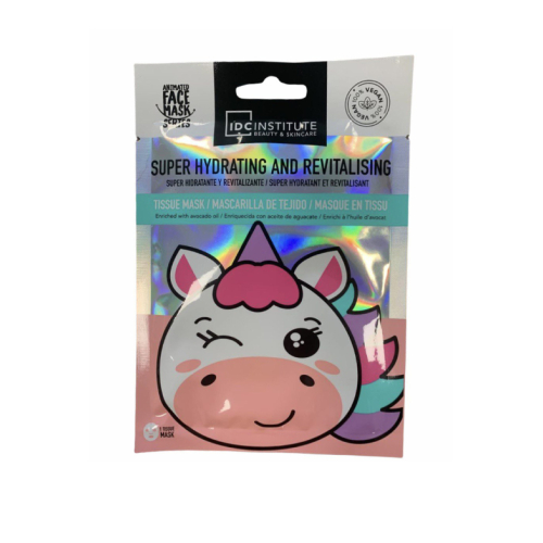 IDC Institute - Masque facial hydratant et revitalisant Animated Face Mask Series - Licorne