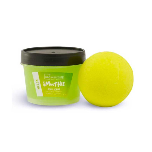 IDC Institute - Coffret gommage et bombe de bain - Melon