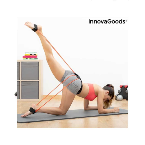 InnovaGoods - Ceinture avec bandes de résistance pour les fesses Bootrainer