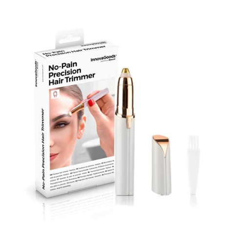 InnovaGoods - Épilateur facial de précision No-Pain Precision Hair Trimmer