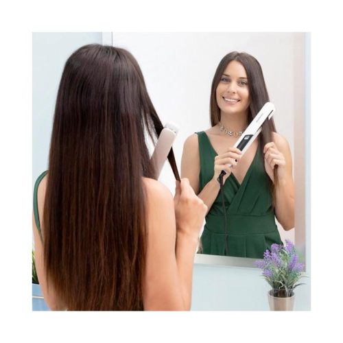 InnovaGoods - Lisseur à cheveux en céramique Stemio Steam