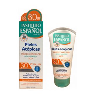 Instituto Español - Crème solaire visage et corps pour peau atopique SPF 30