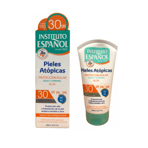Instituto Español - Crème solaire visage et corps pour peau atopique SPF 30