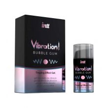 Intt - Gel excitant avec effet de vibration - Bubble Gum