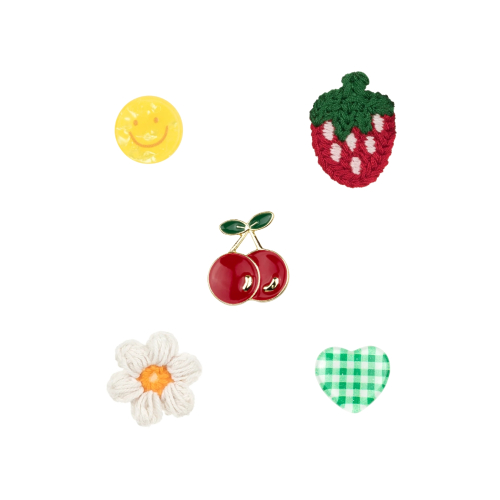 InvisiBobble - Pince à cheveux avec breloques My claw - Picnic Pop