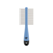IOK by Beter - Peigne à double dents en métal pour animaux