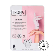 Iroha Nature - Gants masque anti-âge - Triple Acide Hyaluronique, Bakuchiol et Niacinamide